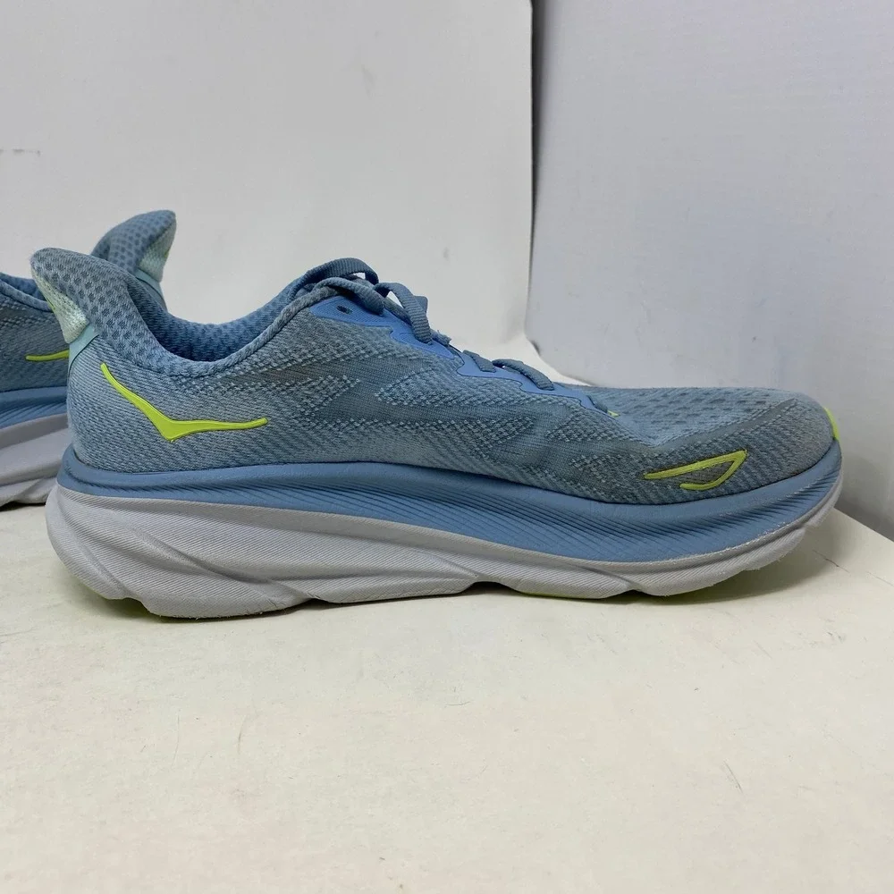 Hoka Clifton 9 Women 8.5 Running Shoes Dream Blue Ice Water Pink 1127896-DNK